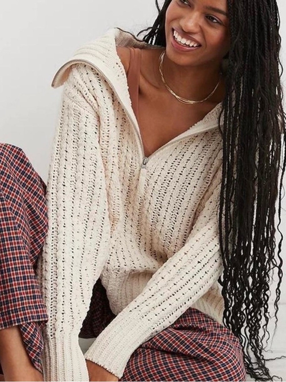 Aerie Cable Car Quarter Zip